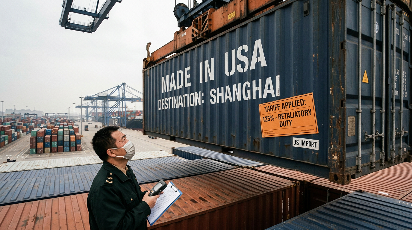 China Escalates Trade War: 125% Tariffs on US Goods Take Effect April ...